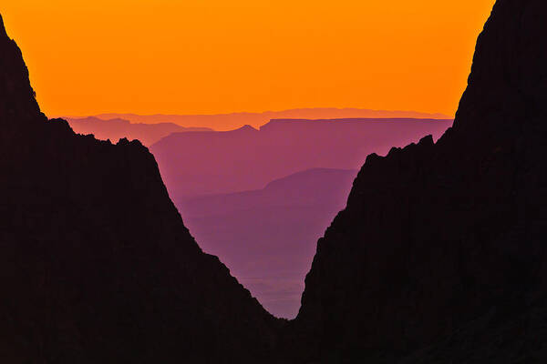 Texas Art Print featuring the photograph Sunset at Big Bend by Ben Graham