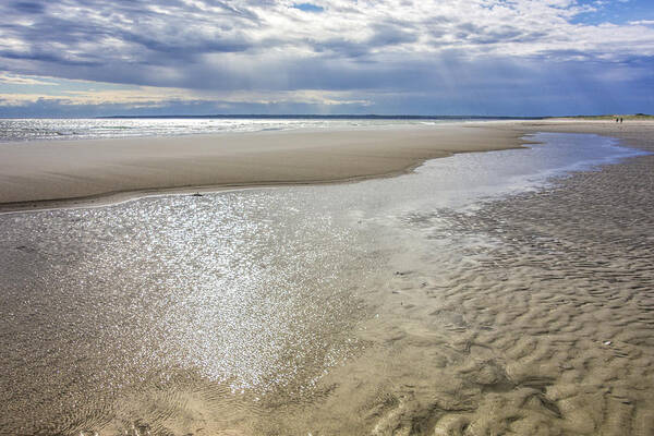 Crane Beach Art Print featuring the photograph Sunshine after the rain by Stoney Stone