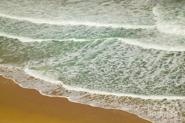 00463444 Art Print featuring the photograph Surf On Beach Otway Natl Park Victoria by Yva Momatiuk John Eastcott