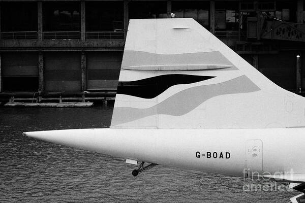 Usa Art Print featuring the photograph tailplane of the British Airways Concorde by Joe Fox