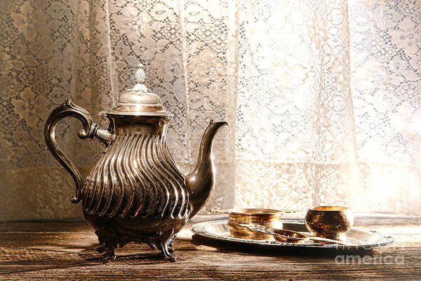 Tea Art Print featuring the photograph Teatime by Olivier Le Queinec