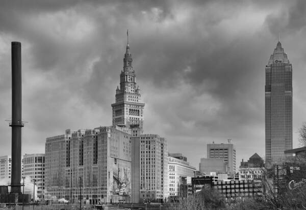 Buildings Art Print featuring the photograph Terminal Tower by Guy Whiteley