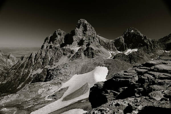 Grand Teton National Park Art Print featuring the photograph Tetons from Table Mountain by Raymond Salani III