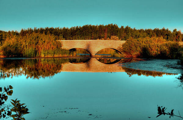 Bridge Art Print featuring the photograph The Bridge by Larry Trupp