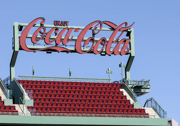 Baseball Art Print featuring the photograph The Coca-Cola Corner by Susan Candelario