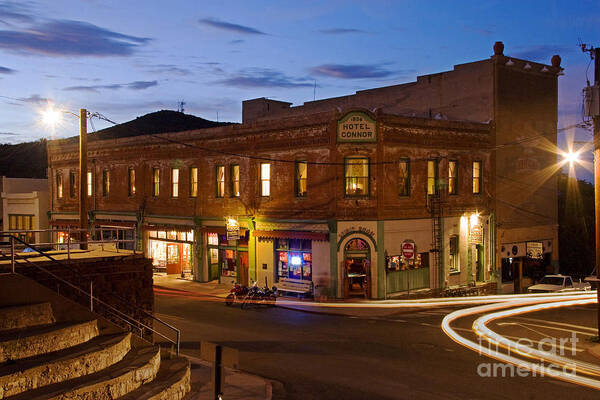Connor Hotel Art Print featuring the photograph The Connor Hotel and Spirit Room by Ron Chilston