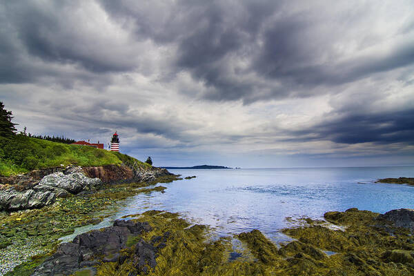 The Art Print featuring the photograph The eastern most point in the U.S.A by Mircea Costina Photography