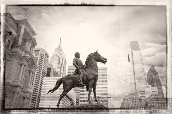 General Art Print featuring the photograph The General In Philly by Alice Gipson