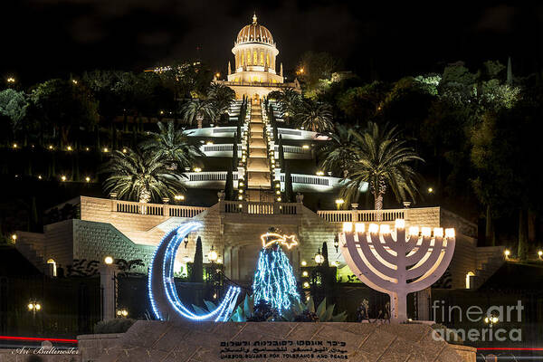 Hanukkah Art Print featuring the photograph The holiday of holidays by Arik Baltinester