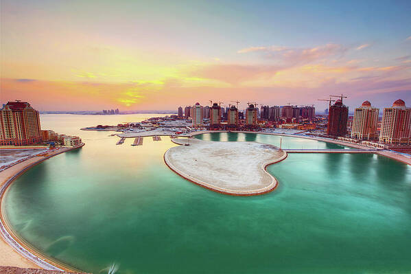 Majestic Art Print featuring the photograph The Majestic Pearl Of Qatar by Michael Gerard Santos Ceralde