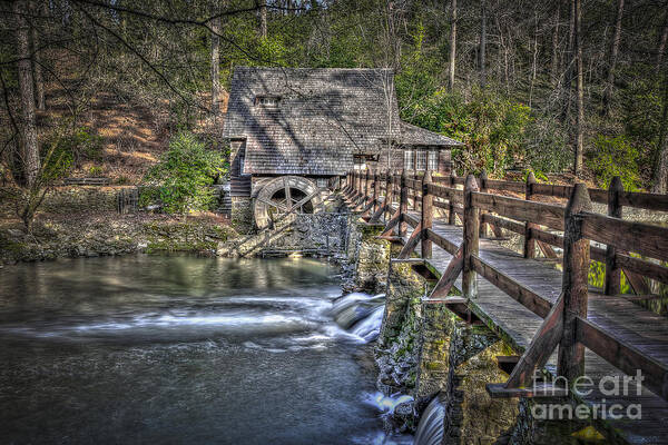 Ken Johnson Imagery Art Print featuring the photograph The Old Mill #1 by Ken Johnson