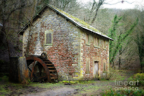 Watermill Art Print featuring the photograph The Old Watermill by David Birchall