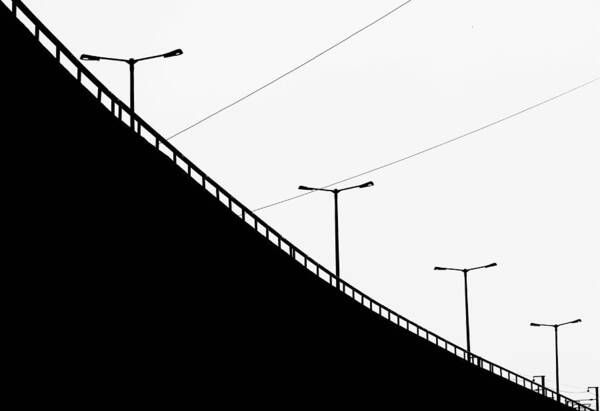 Less Is More Art Print featuring the photograph The Over-bridge by Prakash Ghai