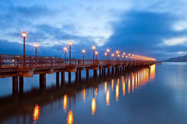 San Francisco Art Print featuring the photograph The Pier by Jonathan Nguyen