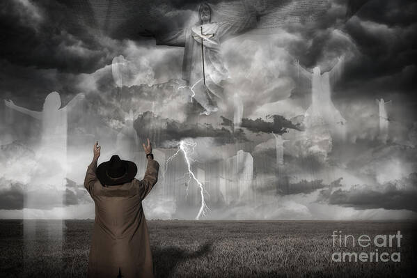 Christianity Art Print featuring the photograph The Rapture II by Keith Kapple