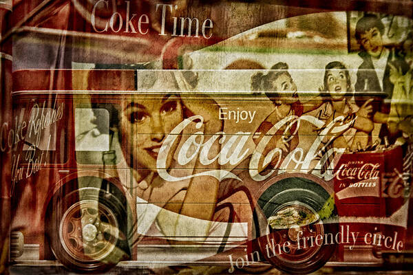 Coca Cola Art Print featuring the photograph The Real Thing by Susan Candelario