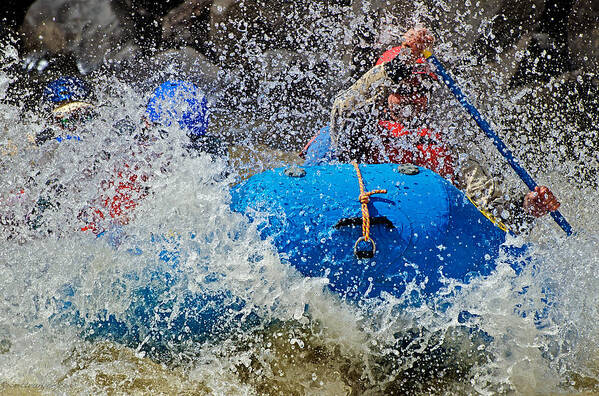 Whitewater Art Print featuring the photograph The Trench by Britt Runyon