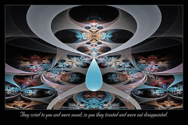 Fractal Art Print featuring the digital art They Cried To You by Missy Gainer