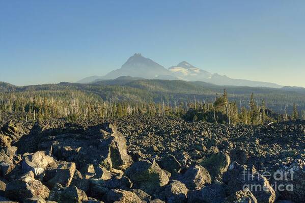 Realistic Hdr Art Print featuring the photograph Three Sisters by Chris Anderson
