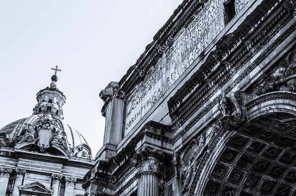 Rome Art Print featuring the photograph Through the Past by AM FineArtPrints