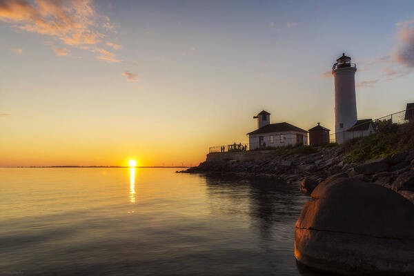 Tibbetts Point Lighthouse Art Print featuring the photograph Tibbetts Point Lighthouse by Mark Papke