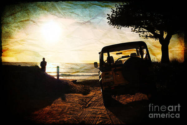 Beach Art Print featuring the photograph Time to Think by Sabine Jacobs