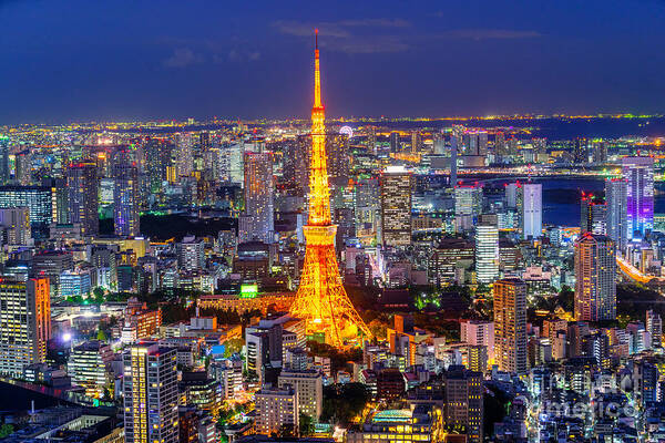 Tokyo Art Print featuring the photograph Tokyo - Japan by Luciano Mortula