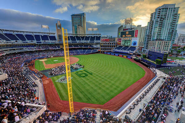 Mark Whitt Art Print featuring the photograph Tony Gwynn Tribute at Petco Park by Mark Whitt