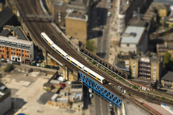 London Art Print featuring the photograph Train in London by Dutourdumonde Photography