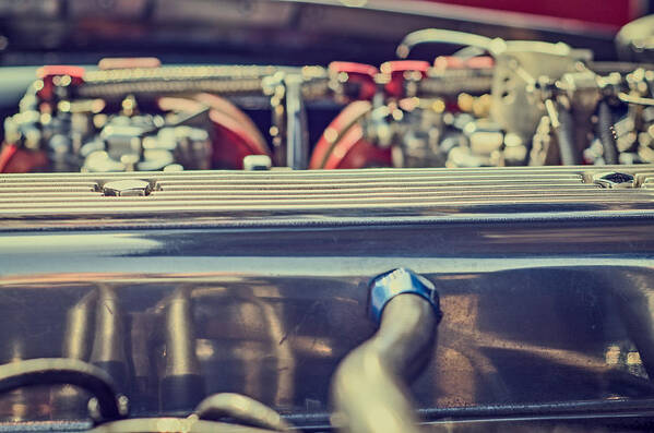 Style Art Print featuring the photograph Triumph TR4 Engine by Spikey Mouse Photography