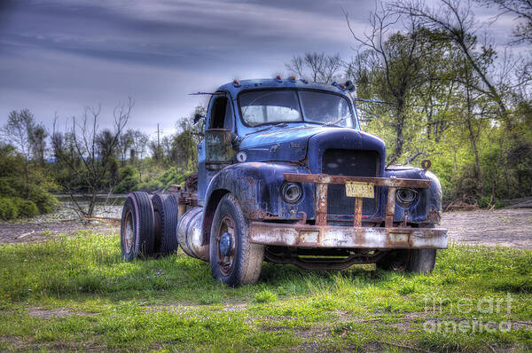 Mack Art Print featuring the photograph Truckin by Rick Kuperberg Sr