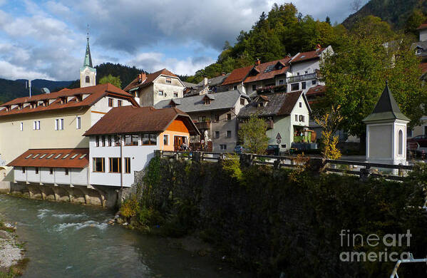 Trzic Art Print featuring the photograph Trzic - Slovenia by Phil Banks