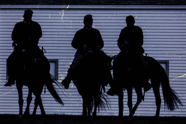 Steven Bateson Art Print featuring the photograph Union Night Riders by Steven Bateson