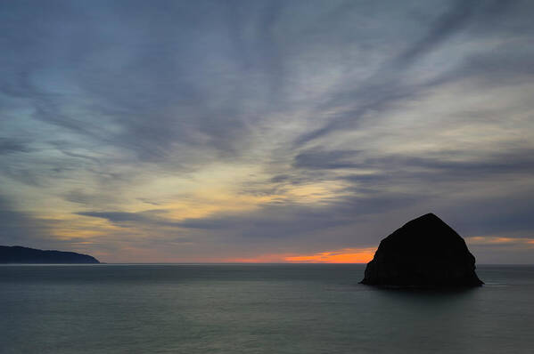 Scenics Art Print featuring the photograph Usa, Oregon, Lincoln County, Haystack by Gary Weathers