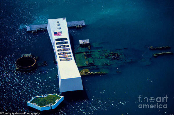 Uss Arizona Art Print featuring the photograph USS Arizona by Tommy Anderson