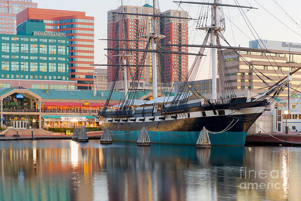 Clarence Holmes Art Print featuring the photograph USS Constellation I by Clarence Holmes