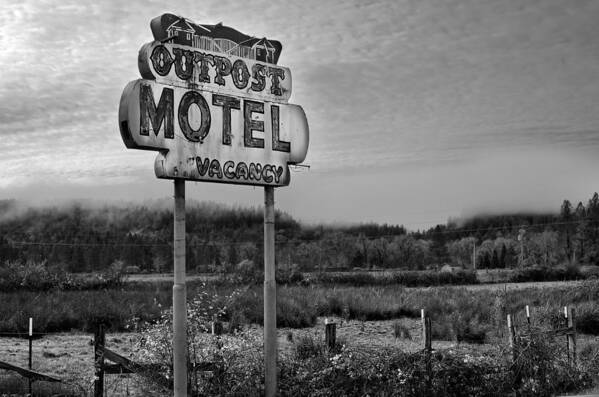 Motel Art Print featuring the photograph Vacancy by Jon Exley