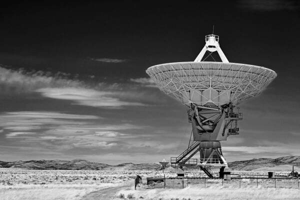 Very Large Array Art Print featuring the photograph Very Large Array Radio Telescopes by Alexandra Till