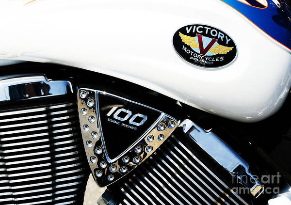 Victory Motorcycle Art Print featuring the photograph Victory Motorcycle by Tim Gainey