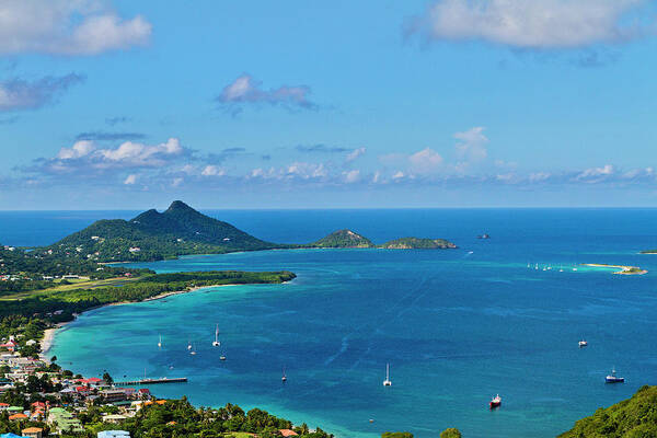 Scenics Art Print featuring the photograph View From Belair, Carriacou by Oriredmouse