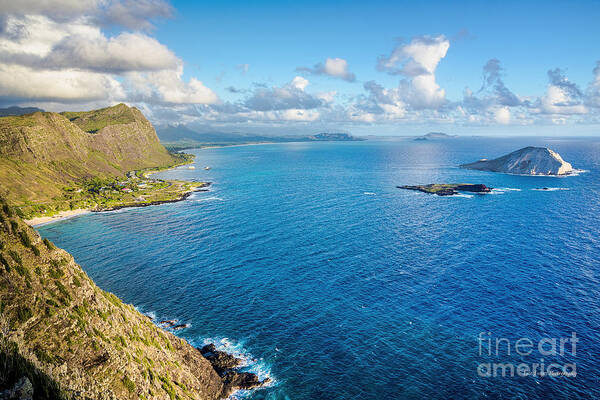 Makapuu Point Art Print featuring the photograph View from Makapuu Point by Aloha Art