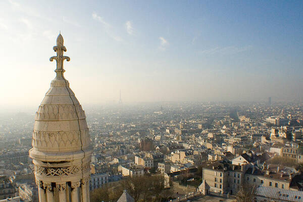 Paris Art Print featuring the photograph View from Montmartre by Jon Emery