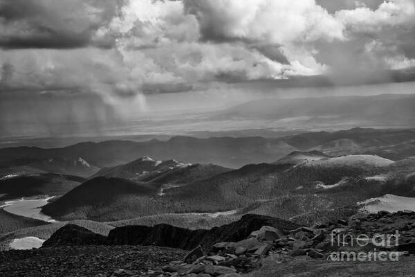 Pikes Peak Art Print featuring the photograph View from Pikes Peak by CJ Benson