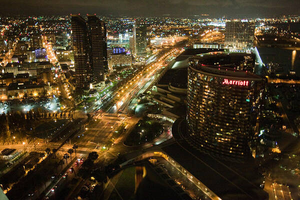 Hotel Art Print featuring the photograph View from Top of the Hyatt by Nathan Rupert