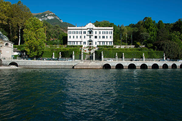 Photography Art Print featuring the photograph Villa At The Waterfront, Villa by Panoramic Images