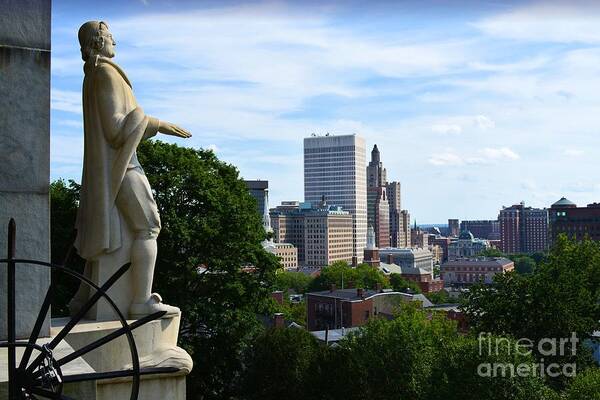 Providence Art Print featuring the photograph Watching over the City by Tammie Miller