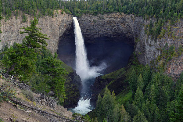 Banff Art Print featuring the photograph Waterfall in Banff by Yue Wang