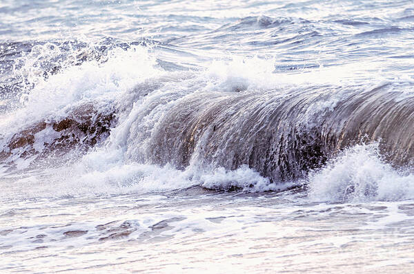Wave Art Print featuring the photograph Wave in stormy ocean by Elena Elisseeva