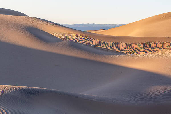 Horizontal Art Print featuring the photograph Waves of Sand by Jon Glaser