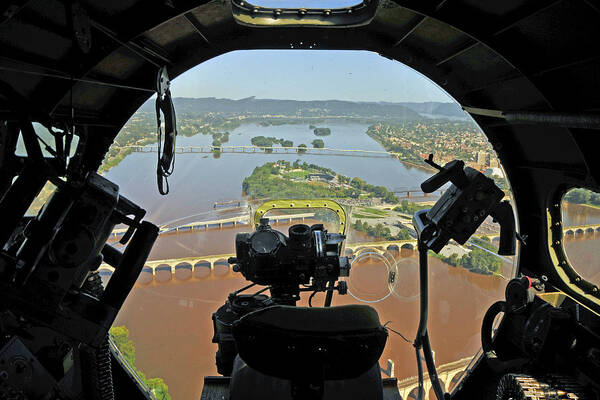B-17 Art Print featuring the photograph What A View by Dan Myers